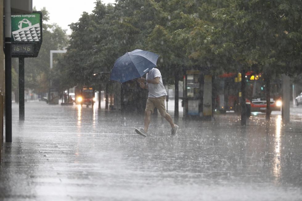 Tormenta en Zaragoza
