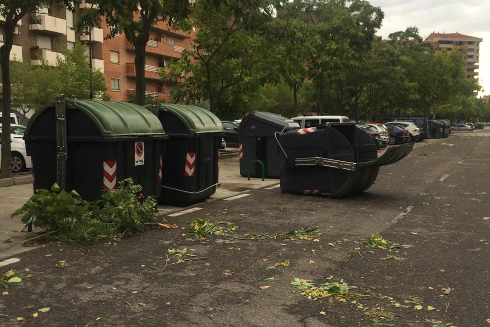 Tormenta en Zaragoza