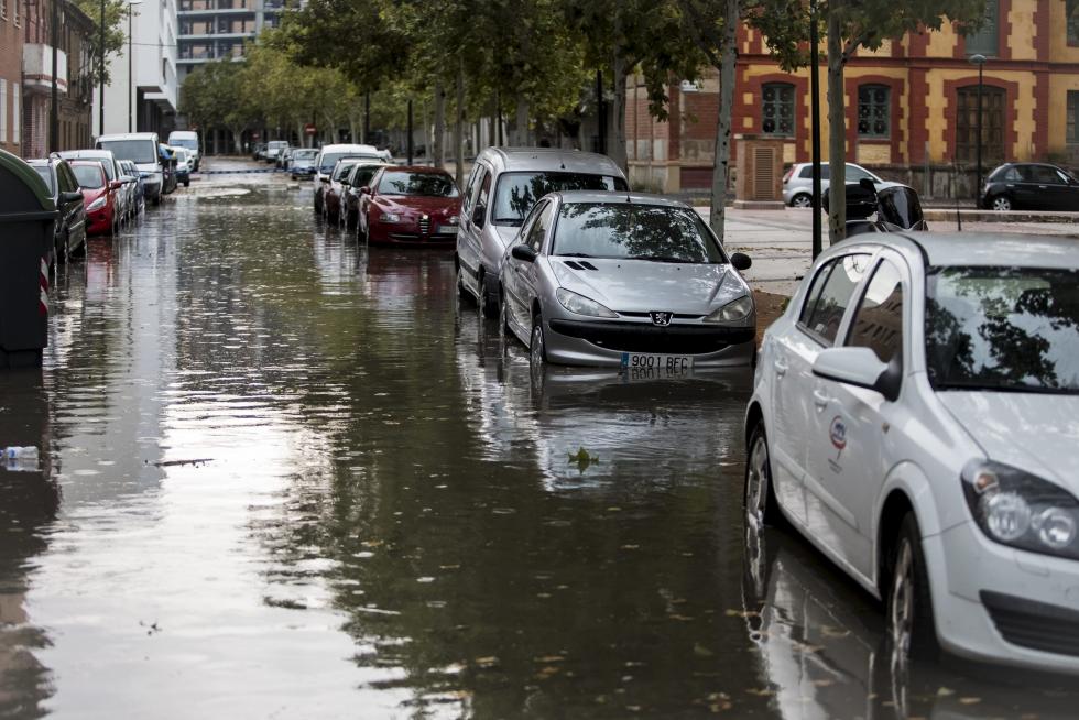 Tormenta en Zaragoza