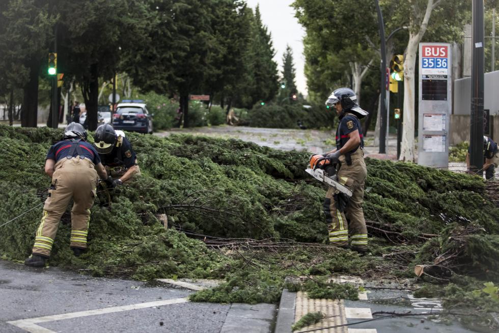 Tormenta en Zaragoza