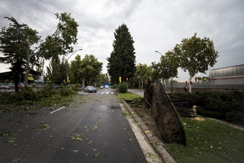 Tormenta en Zaragoza