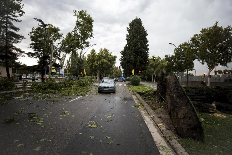 Tormenta en Zaragoza