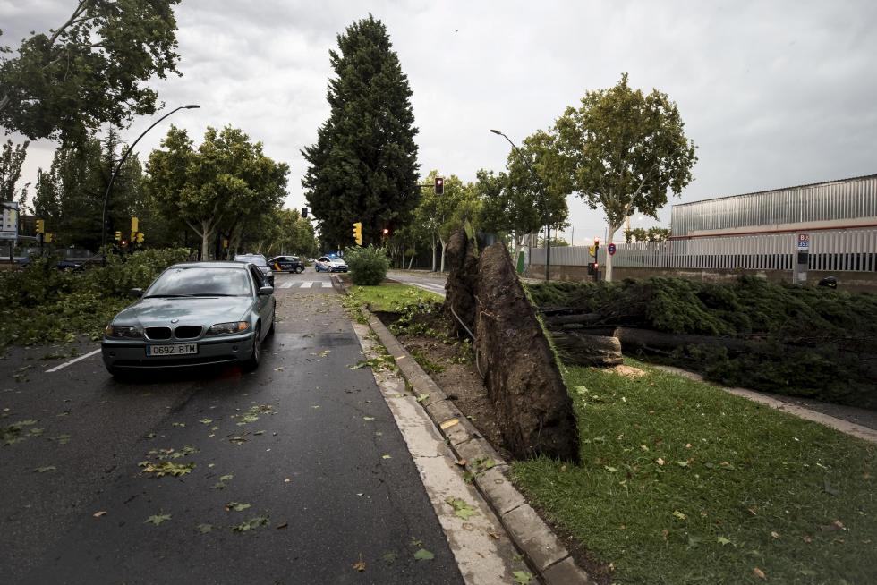 Tormenta en Zaragoza