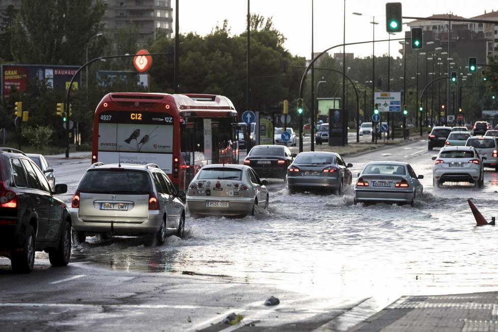 Tormenta en Zaragoza