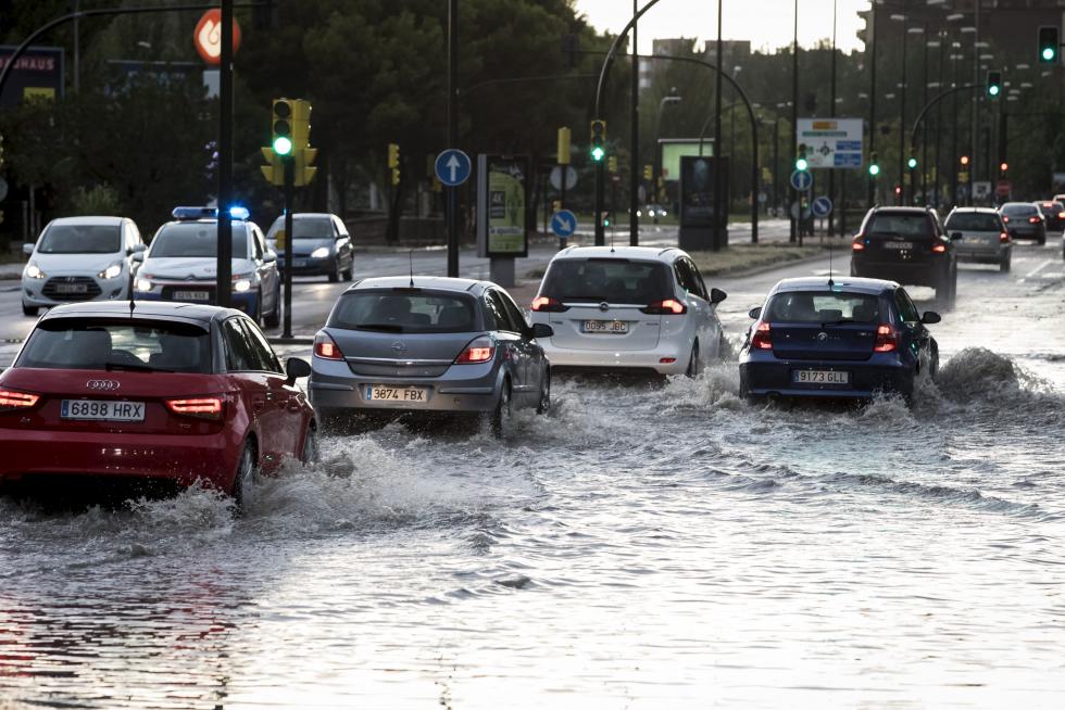 Tormenta en Zaragoza