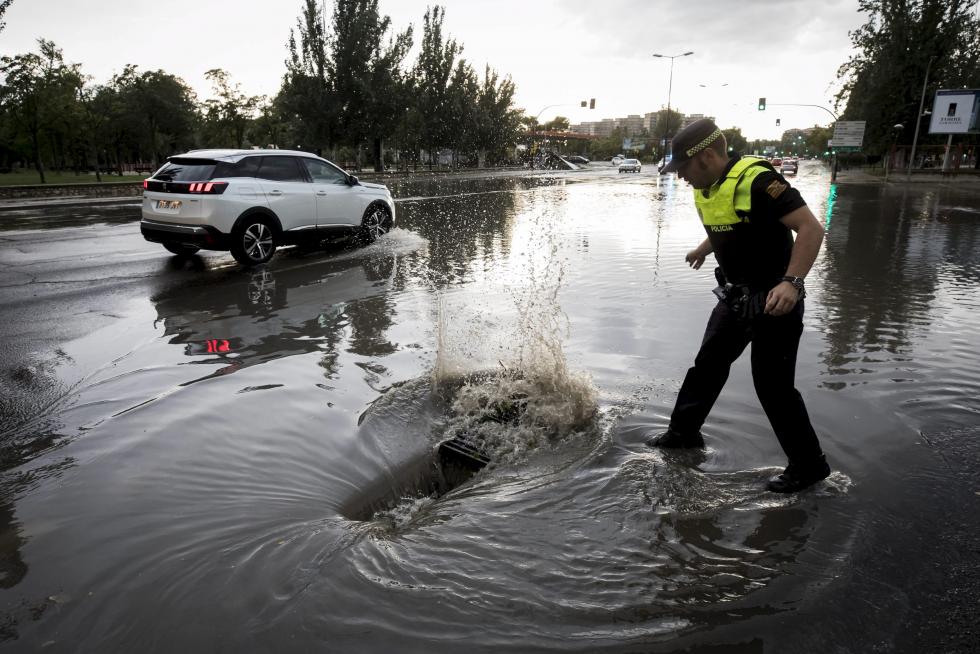 Tormenta en Zaragoza