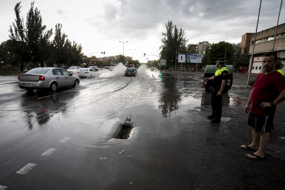 Tormenta en Zaragoza