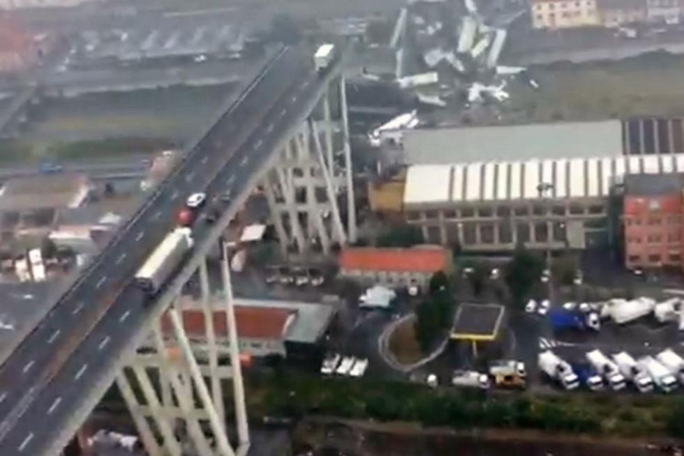 Decenas de muertos al desplomarse un viaducto en Génova