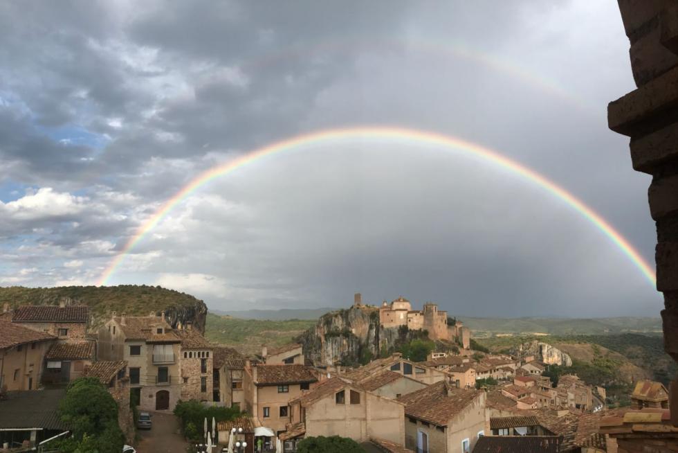 Alquézar, tras la tormenta