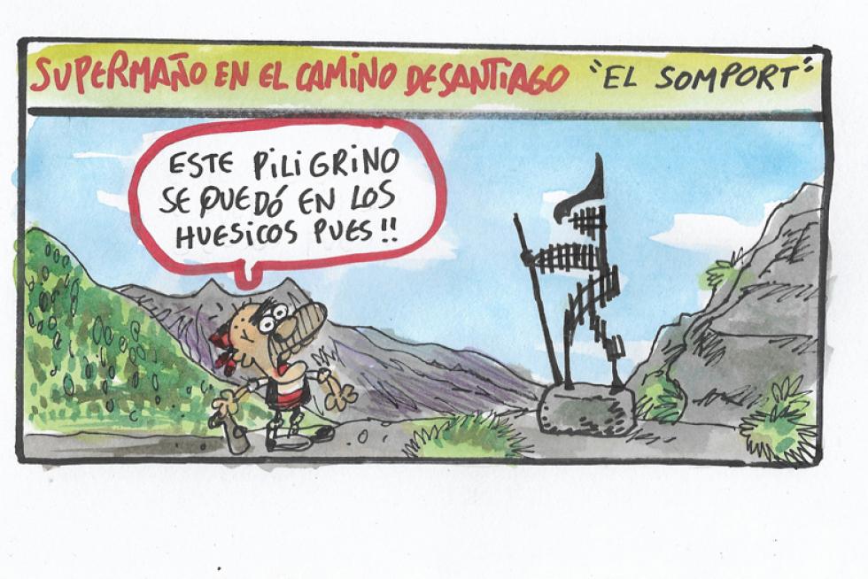 Supermaño en el Camino de Santiago - 20 de agosto 2018