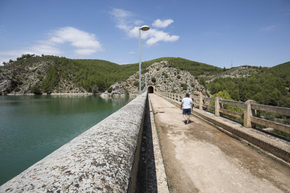 Jesús Simón en el Pantano de las Torcas