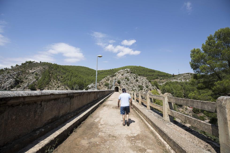 Jesús Simón en el Pantano de las Torcas