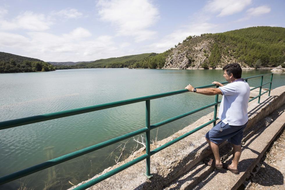 Jesús Simón en el Pantano de las Torcas