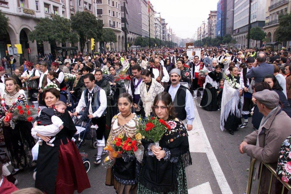 Ofrenda a la Virgen del Pilar de 1999