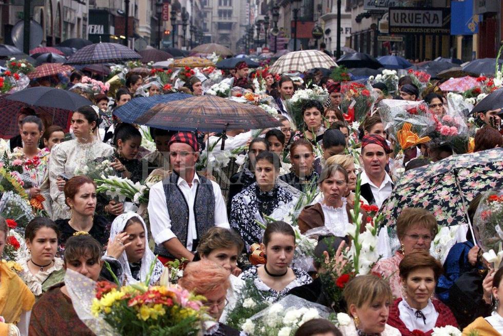 Ofrenda a la Virgen del Pilar de 1999