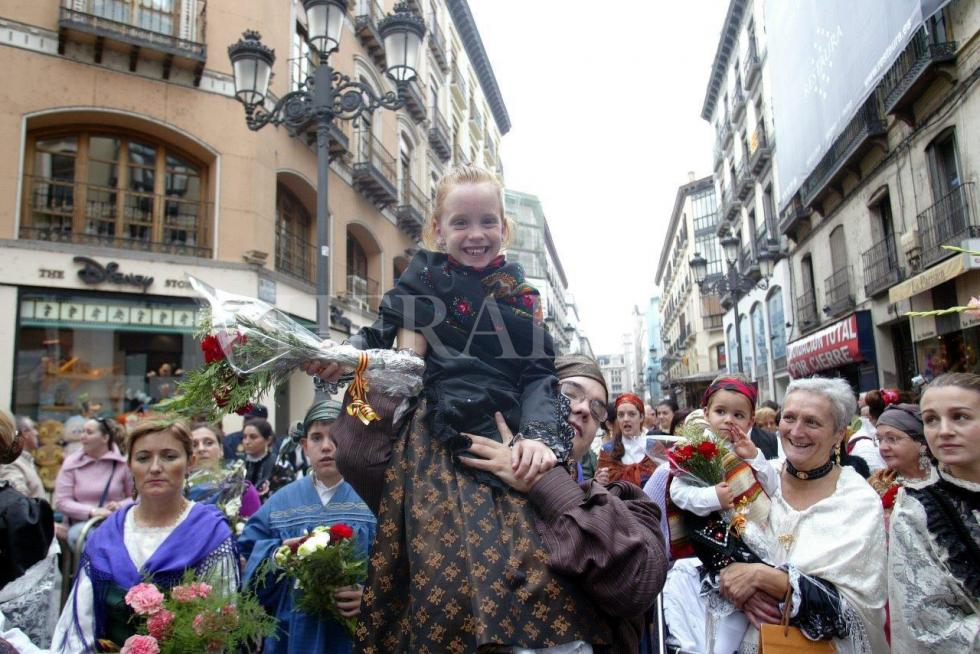 Ofrenda a la Virgen del Pilar de 2005
