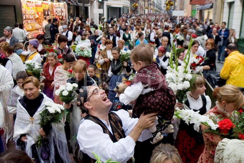 Ofrenda a la Virgen del Pilar de 2008