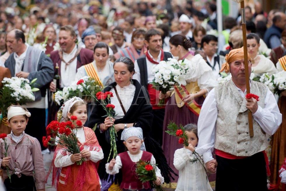 Ofrenda a la Virgen del Pilar de 2008