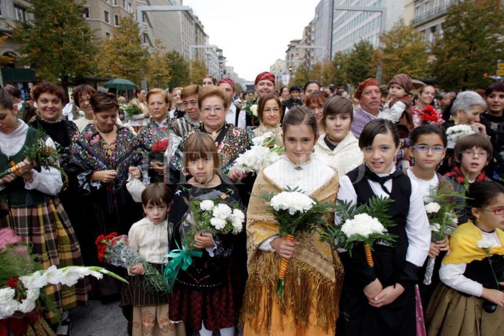 Ofrenda a la Virgen del Pilar de 2008