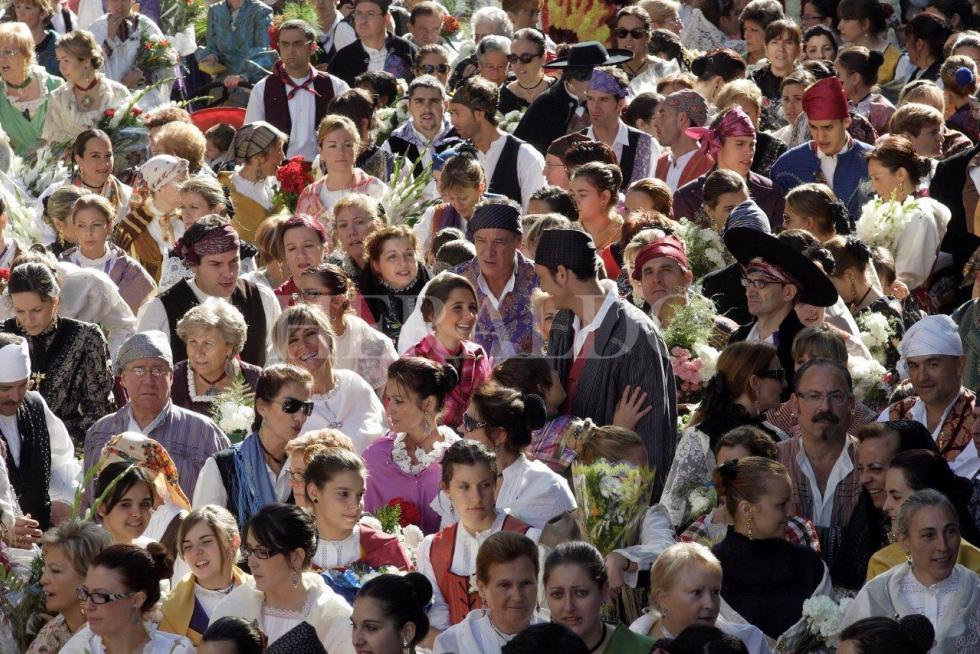 Ofrenda a la Virgen del Pilar de 2011