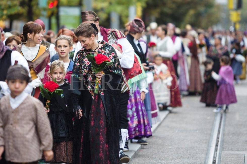 Ofrenda a la Virgen del Pilar de 2016