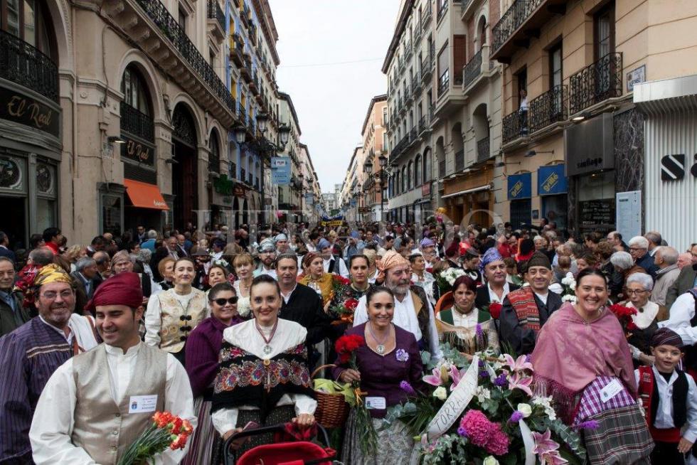Ofrenda a la Virgen del Pilar de 2016