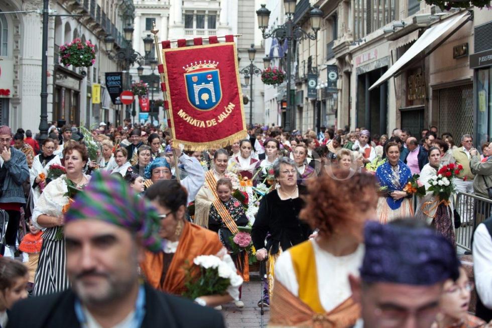 Ofrenda a la Virgen del Pilar de 2012