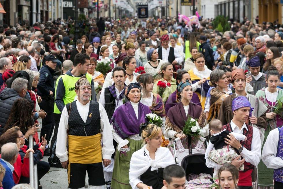Ofrenda a la Virgen del Pilar de 2017