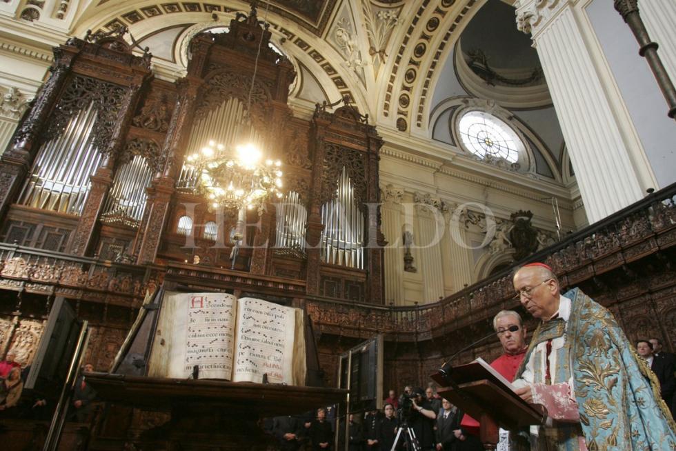 Bendición del nuevo órgano, el 12 de febrero de 2008