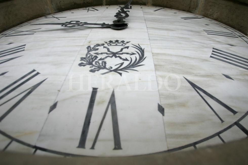 El reloj, restaurado también en 2008
