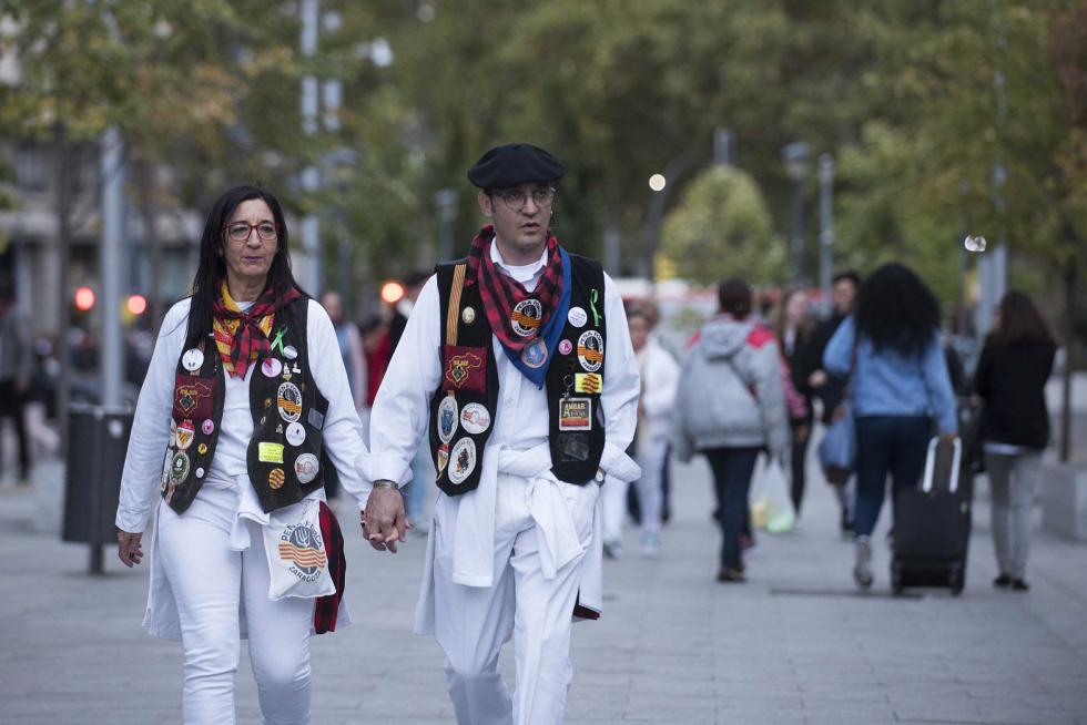 Ambiente el domingo 7 de octubre de las Fiestas del Pilar
