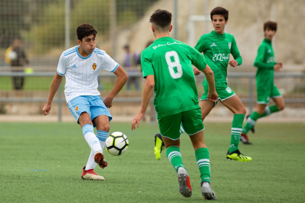 Fútbol. DH Cadete- Real Zaragoza vs. Stadium.