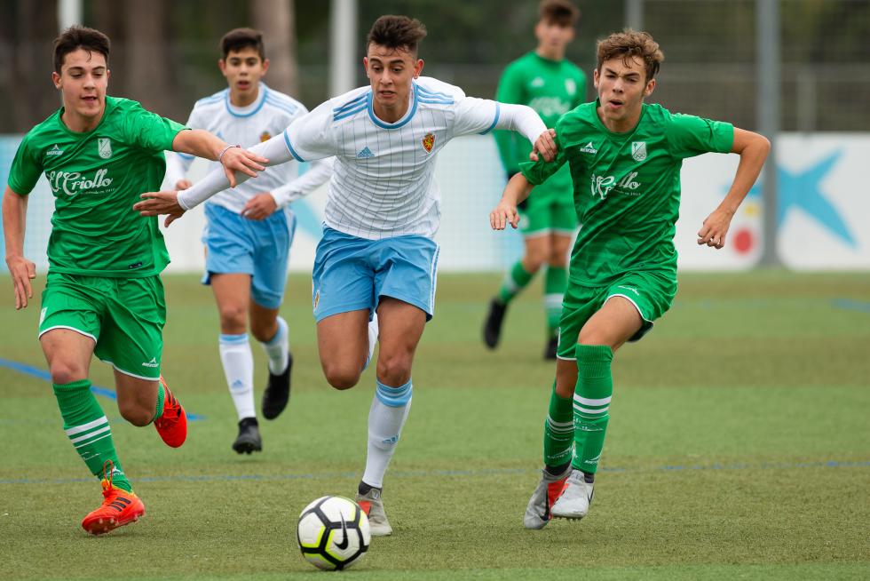 Fútbol. DH Cadete- Real Zaragoza vs. Stadium.