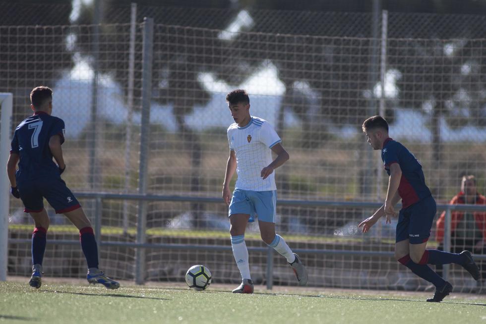 Fútbol. DH Cadete- Real Zaragoza vs. Huesca.
