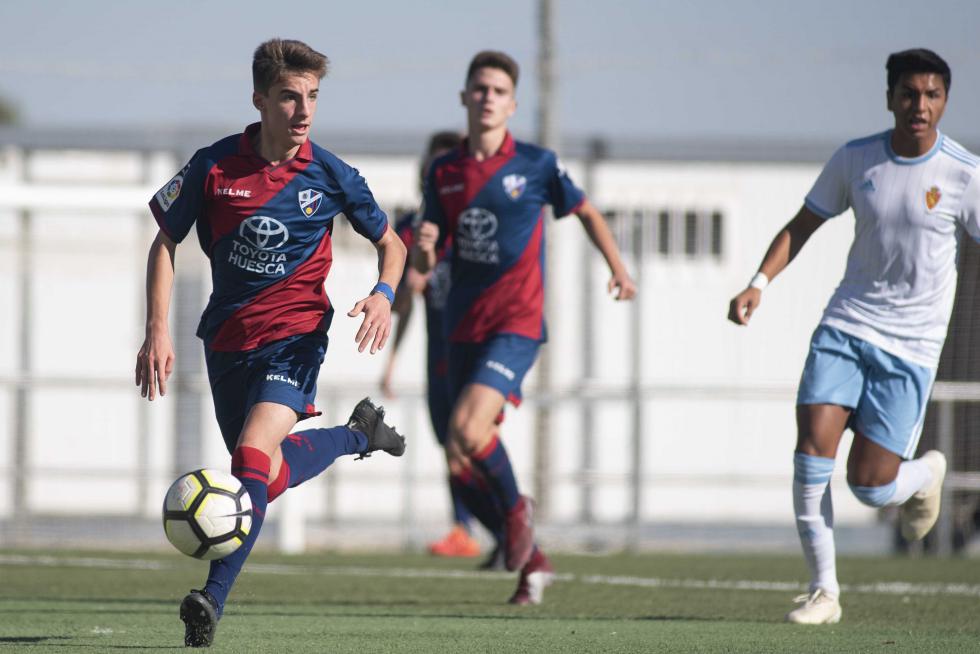 Fútbol. DH Cadete- Real Zaragoza vs. Huesca.