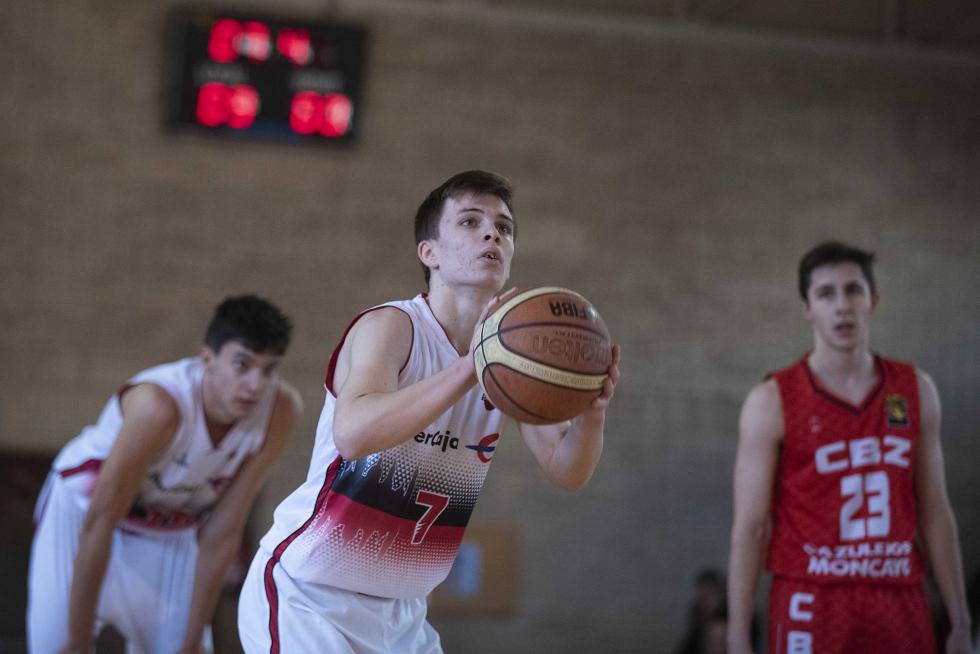 Baloncesto. Junior Masculino- Basquet Zaragoza vs. Azulejos Moncayo CBZ.