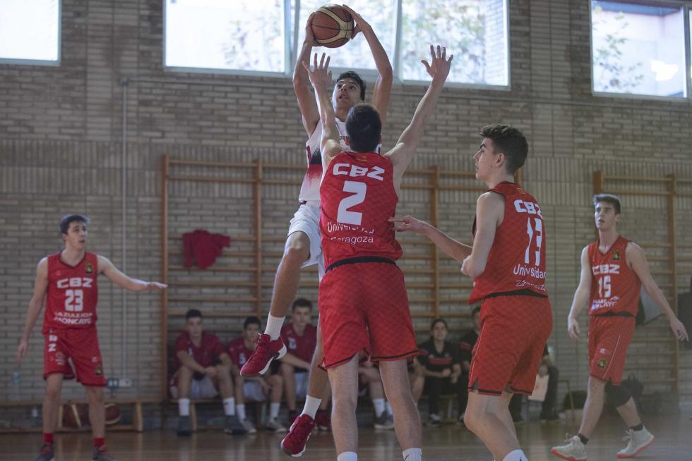 Baloncesto. Junior Masculino- Basquet Zaragoza vs. Azulejos Moncayo CBZ.