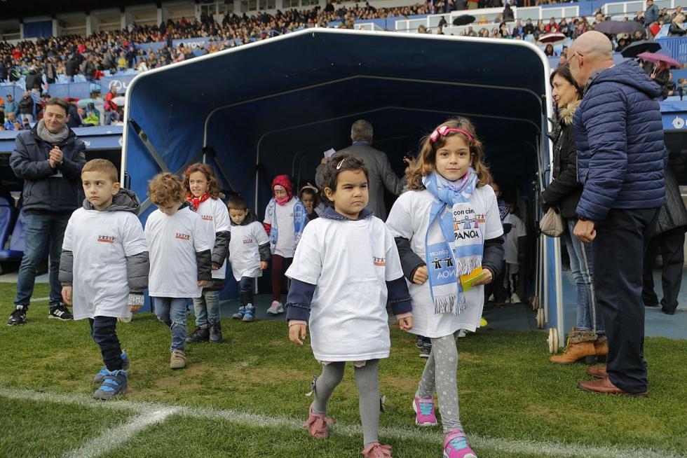 Dieciocho mil corazones latieron con Aspanoa en La Romareda