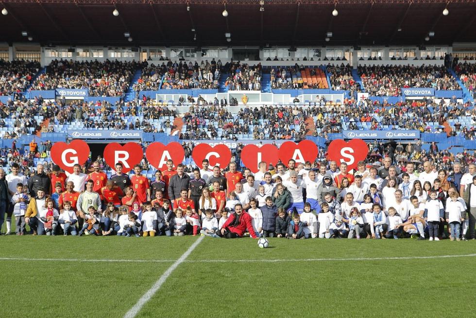Dieciocho mil corazones latieron con Aspanoa en La Romareda