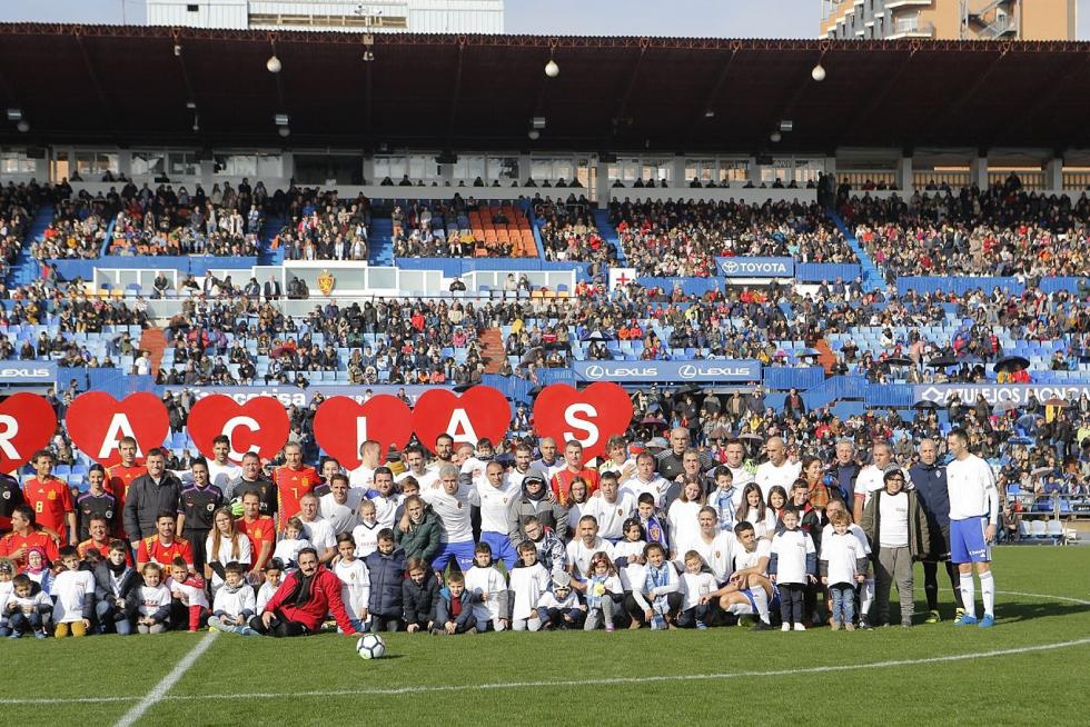 Dieciocho mil corazones latieron con Aspanoa en La Romareda