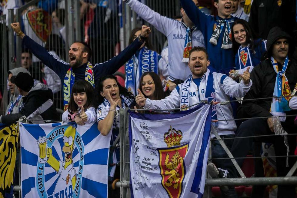 6 de junio. Empate a 1 entre el Numancia y el Zaragoza en el partido de ida de las semifinales de la promoción de ascenso a Primera División.