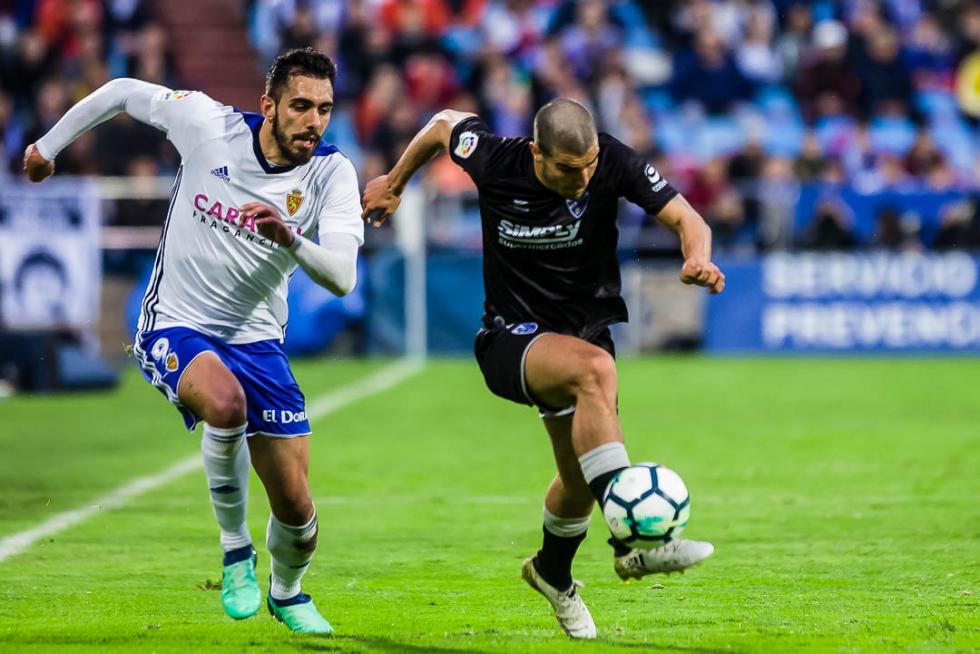 7 de abril. El derbi entre el Real Zaragoza y la SD Huesca se salda con la victoria zaragocista por un gol.