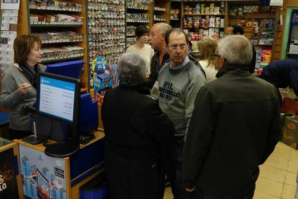 El estanco de Fraga ha repartido un total de 412.000 euros.