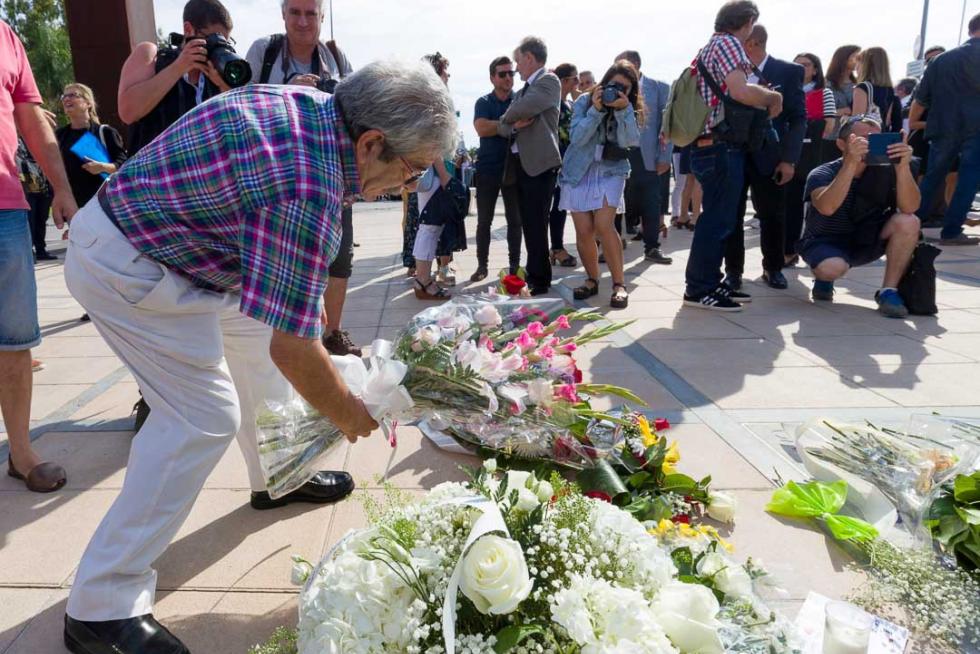 18 de agosto. Cambrils recuerda a las víctimas del atentado de 2017, donde fue asesinada la zaragozana María Suárez.
