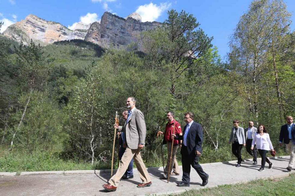 20 de septiembre. El rey Felipe VI celebra en Ordesa el centenario del Parque Nacional y llama a mantenerlo vivo y productivo