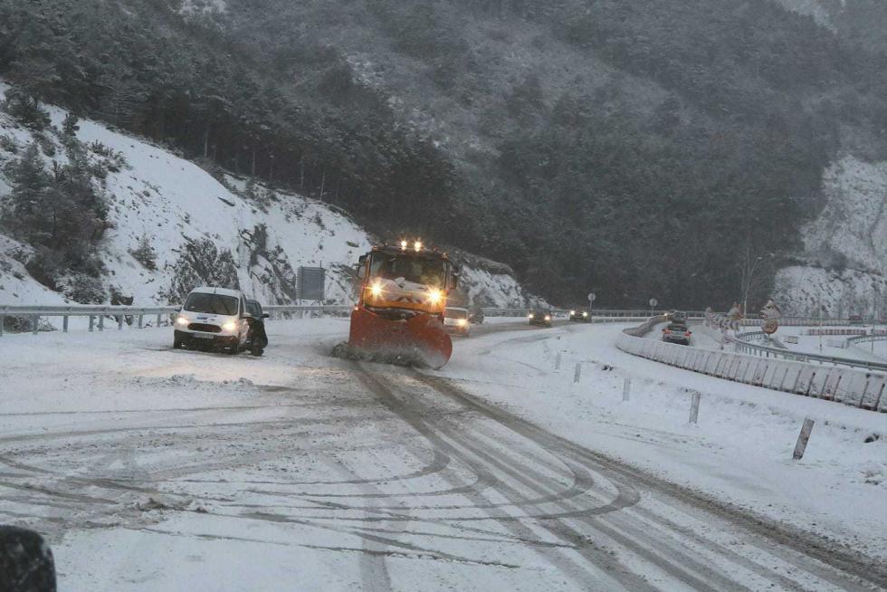 Imágenes del temporal de nieve en el Monrepós