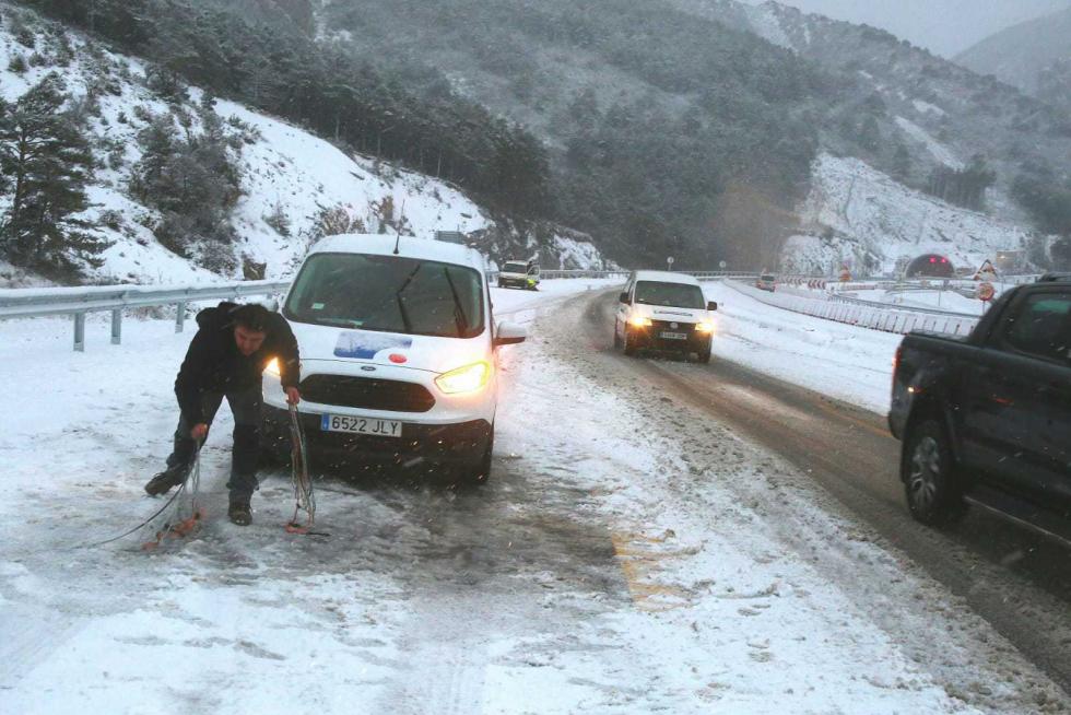 Imágenes del temporal de nieve en el Monrepós