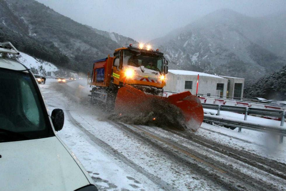 Imágenes del temporal de nieve en el Monrepós