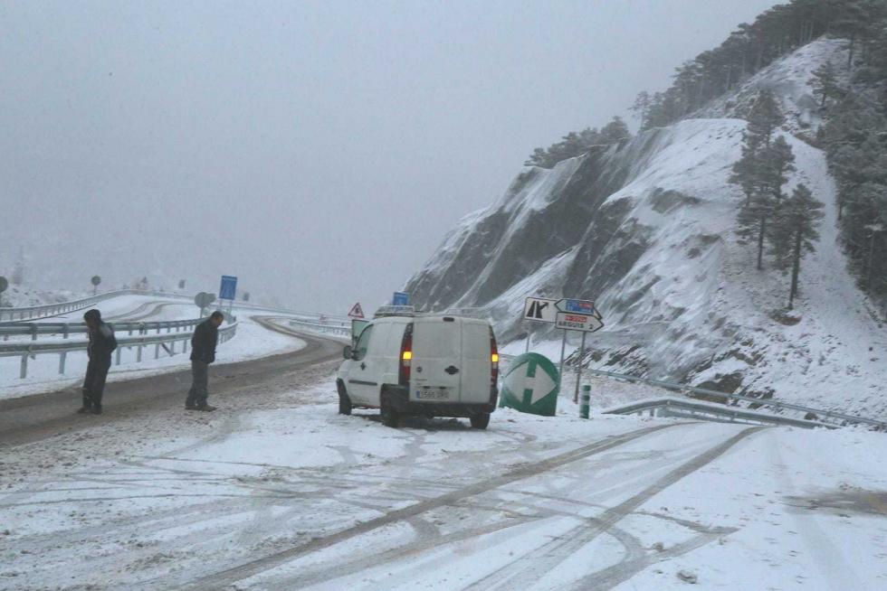 Imágenes del temporal de nieve en el Monrepós