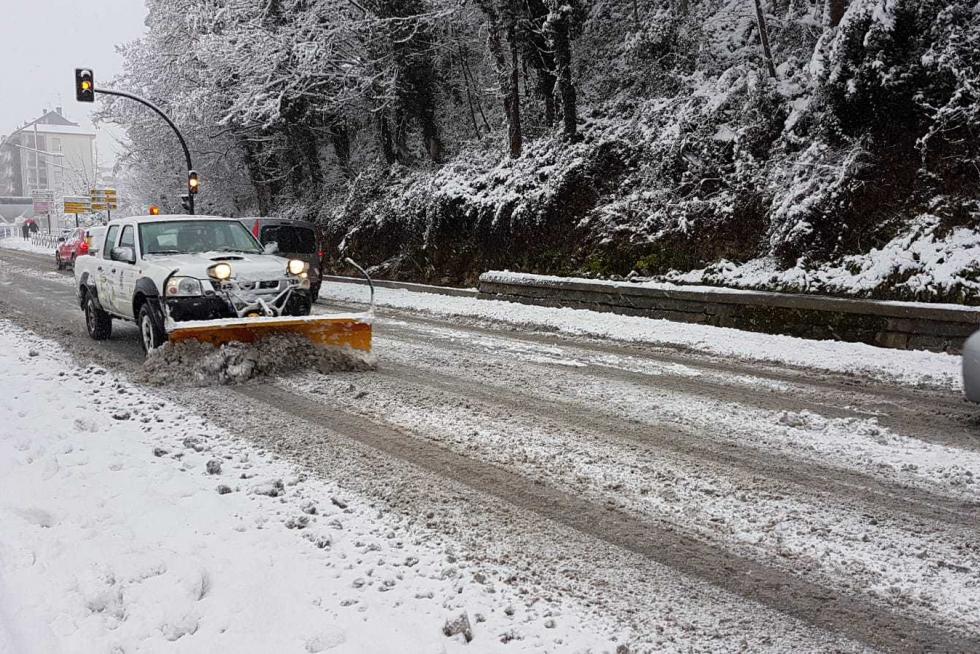 Imágenes del temporal de nieve en Jaca
